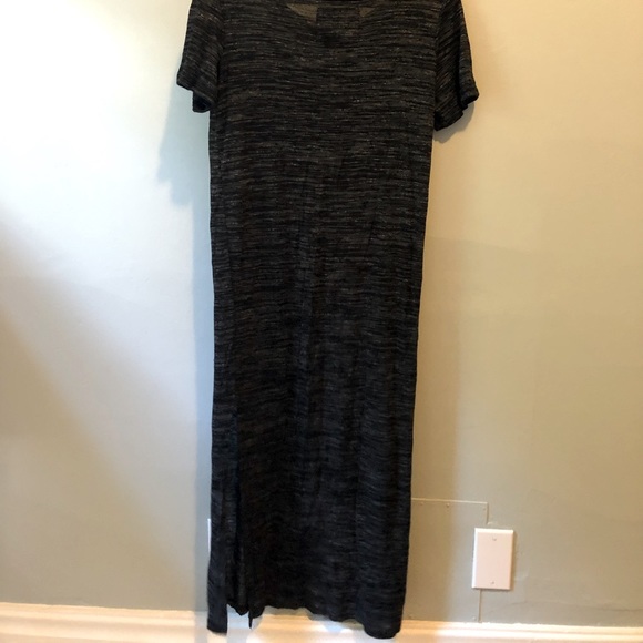 Cozy black and white gradient sweater dress. - Picture 2 of 2